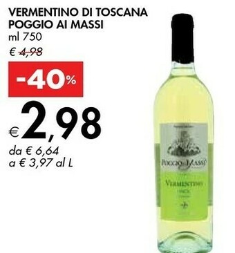 Bennet Poggio Ai Massi Vermentino Di Toscana offerta
