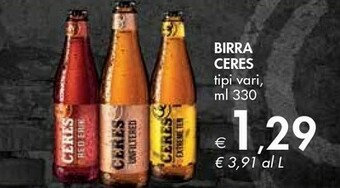 Bennet Ceres Birra offerta