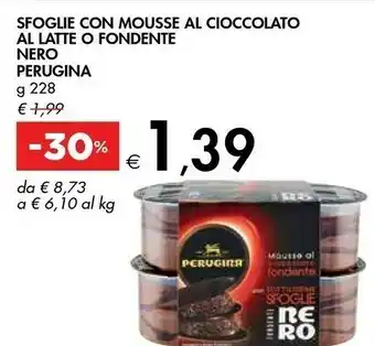 Bennet Perugina Sfoglie Con Mousse Al Cioccolato Al Latte / Fondente Nero offerta