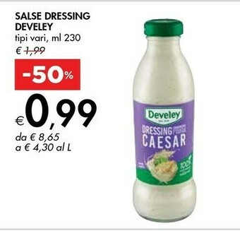 Bennet Develey Salse Dressing offerta