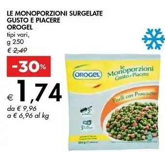 Bennet Orogel Tris Grigliato Più Gusto Le Monoporzioni offerta