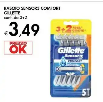 Bennet Gillette Rasoio Sensor 3 Comfort offerta