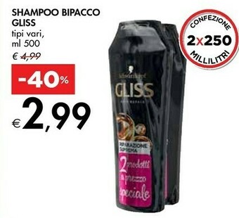 Bennet Gliss Shampoo Bipacco offerta