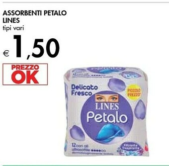 Bennet Lines Assorbenti Petalo offerta