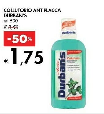 Durban's Collutorio Antiplacca