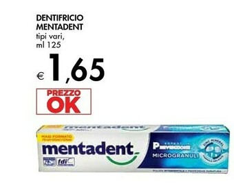 Bennet Mentadent Dentifricio offerta