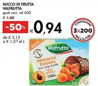 Bennet Valfrutta Succo Di Frutta offerta