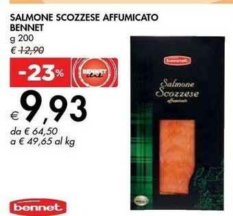 Bennet Bennet Salmone Scozzese Affumicato offerta