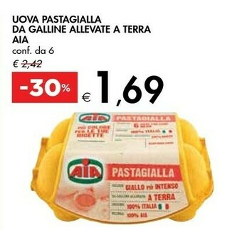 Bennet Aia Uova Pastagialla Da Galline Allevate A Terra offerta