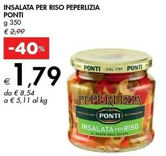 Bennet Ponti Insalata Per Riso Peperlizia offerta