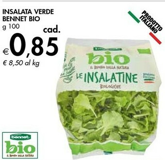 Bennet Bennet Insalata Verde Bio offerta