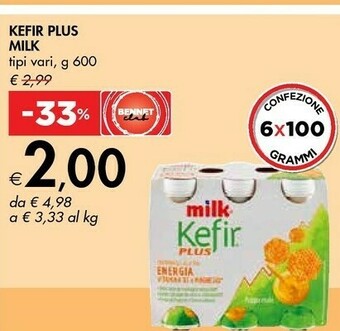 Bennet Kefir Plus Milk offerta