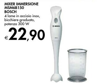 Bennet Bosch Mixer Immersione MSM6B150 offerta