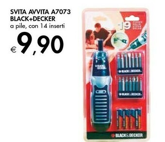 Bennet Black & Decker Svita Avvita A7073 offerta