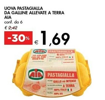 Bennet Aia Uova Pastagialla Da Galline Allevate A Terra offerta