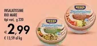Bennet Rio Mare Insalatissime Orientale 220 G(ml) offerta