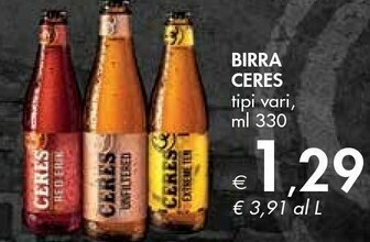 Bennet Ceres Birra Strongale 330 G(ml) offerta