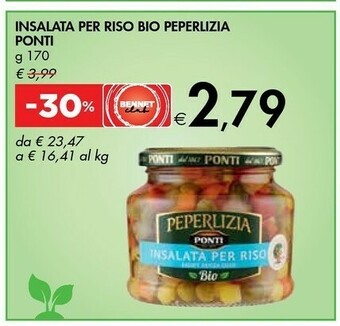 Bennet Ponti Insalata Per Riso Bio Peperlizia offerta