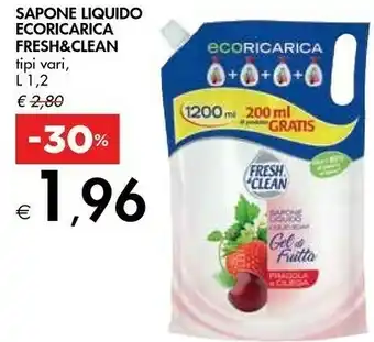 Bennet Fresh&Clean Sapone Liquido Ecoricarica offerta