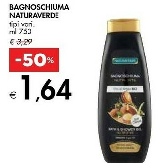 Bennet Naturaverde Bagnoschiuma offerta