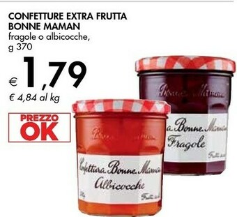 Bennet Bonne maman Confettura Fragole 370 G(ml) offerta