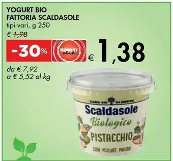 Bennet Fattoria Scaldasole Yogurt Bio offerta