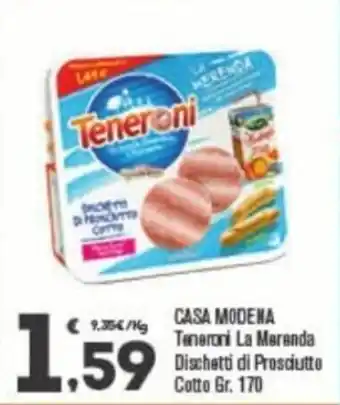 Casa Modena Tanaroni La Meranda Dischetti di Prosciutto Cotto Gr. 170