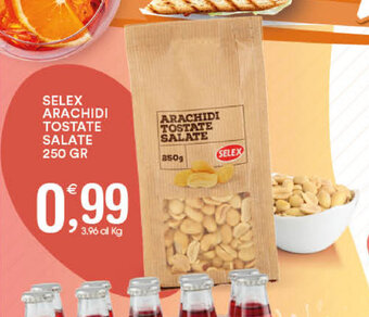 Gecop Selex Arachidi Tostate Salate 250gr offerta