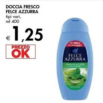 Bennet Felce Azzurra Doccia Fresco offerta