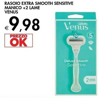 Bennet Venus Rasoio Extra Smooth Sensitive Manico +2 Lame offerta