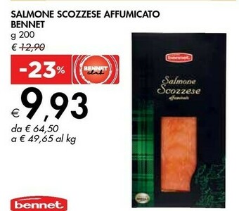 Bennet Bennet Salmone Scozzese Affumicato offerta