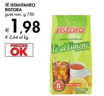 Bennet Ristora Tè Al Limone Istantaneo 750 G(ml) offerta