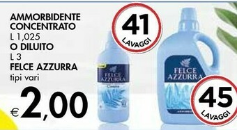 Bennet Felce Azzurra Ammorbidente Concentrato offerta