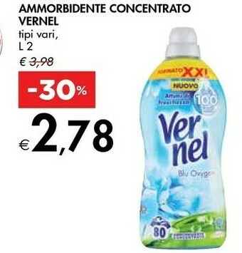 Bennet Vernel Ammorbidente Concentrato offerta