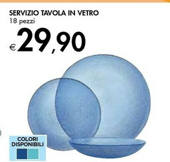 Bennet Servizio Tavola In Vetro offerta