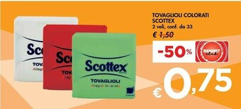 Bennet Scottex Tovaglioli Colorati offerta