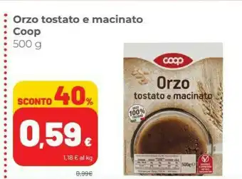 Coop Orzo offerta