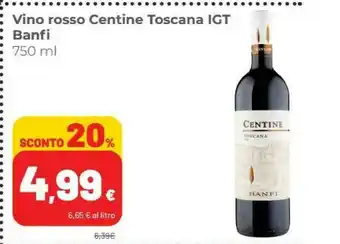 Coop Banfi Vino rosso offerta