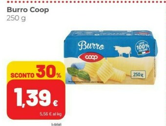 Coop Coop - Burro 250 G(ml) offerta