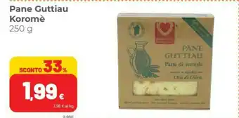 Coop Koromè Pane Guttiau offerta