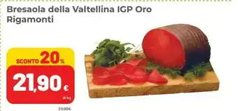 Coop Bresaola Della Valtellina IGP Oro Rigamonti offerta