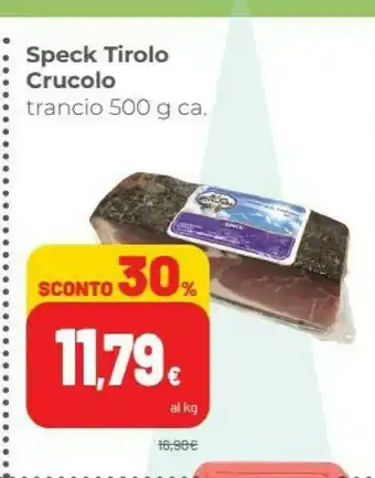 Coop Crucolo Speck Tirolo Trancio offerta