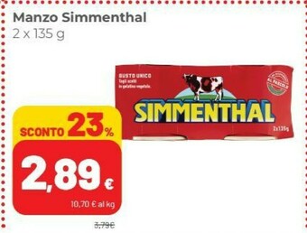 Coop Simmenthal Carne in scatola offerta