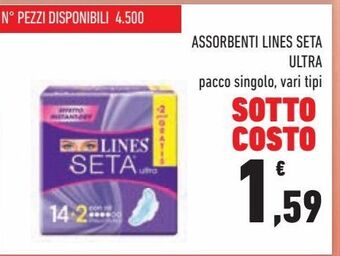 Assorbenti lines seta ultra