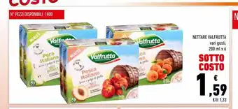 Conad Superstore Nettare valfrutta vari gusti 200 ml x 6 offerta