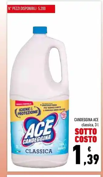 Conad Superstore Candeggina ace classica 3 l offerta