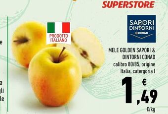 Conad Superstore Mele golden sapori & dintorni conad offerta