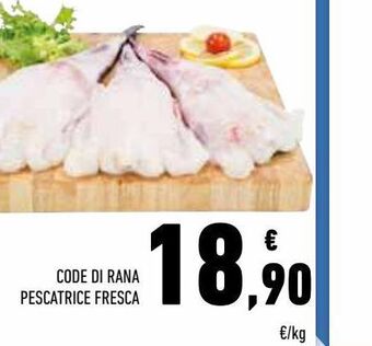Conad Superstore Code di rana pescatrice fresca offerta