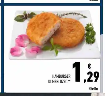 Conad Superstore Hamburger di merluzzo ** offerta
