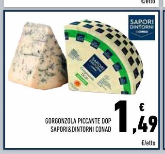 Conad Superstore Gorgonzola piccante dop sapori & dintorni conad offerta